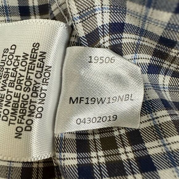 Peter Millar Mens Medium Crown Ease Worth Tartan Sport Shirt - Picture 8 of 10